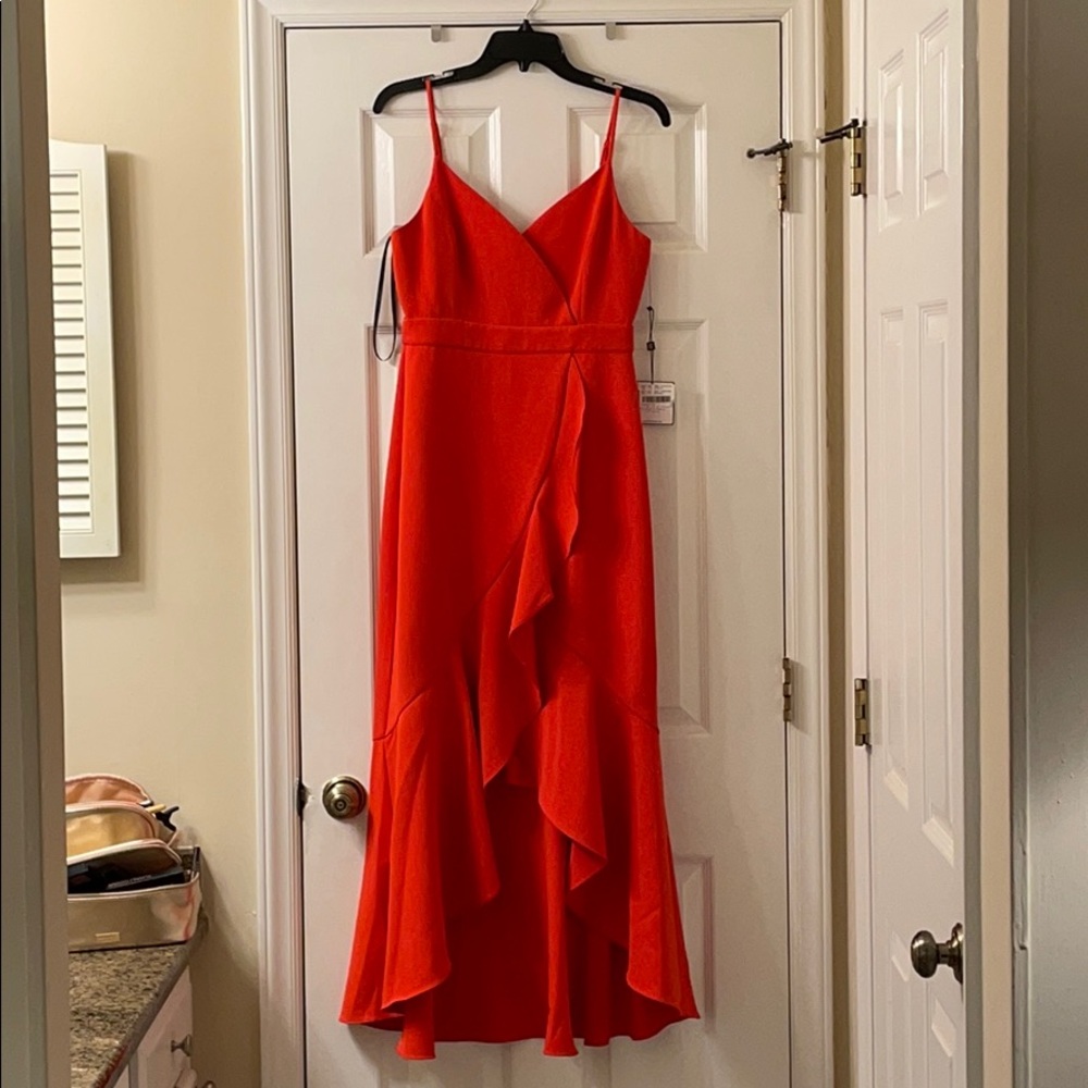 Laundry by Shelli Segal Red High Low Dress
